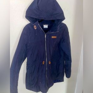 Columbia Hooded Zip Up Jacket